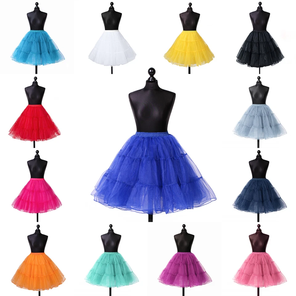 Petticoat Tüllrock Reifrock Tütü Ballettrock Unterrock S-XXXL Lafairy - Bild 1 von 3