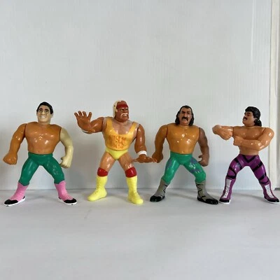 Lote Años 90 WWF Hasbro Lucha Hulk Hogan Rick Rude Jake La Serpiente El Matador De Colección Foto 1 de 4