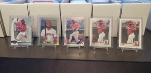 Jo Adell Bowman Lot 2019/2020 Chrome Sterling Base Angels - Picture 1 of 7