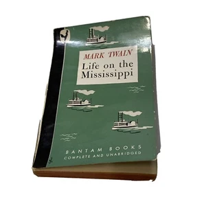 Life On The Mississippi Mark Twain 1945 Action/Adventure Bantam Books - Imagen 1 de 11
