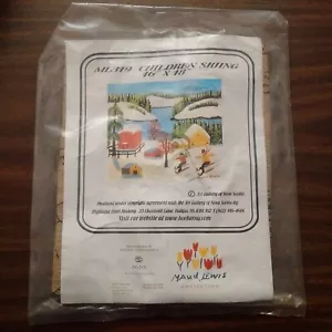 maud lewis rug hooking traditional vintage on burlap - Picture 1 of 2