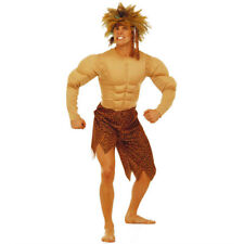 Dschungel Kostüm Tarzan Muskelkostüm Jungle Man Waldmensch Faschingskostüm