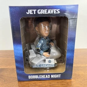 Jet Greaves 2025 Cleveland Monsters Hockey Goalie #73 Bobblehead Blue Jackets - Picture 1 of 20