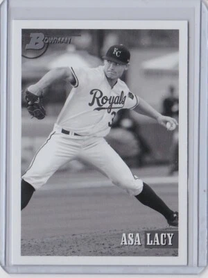 2021 Bowman Heritage ASA LACY Kansas City Royals ROOKIE Black & WHITE Parallel - Image 1 of 2