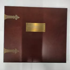 Photo Album The Bombay Company Antique Reproduction Victorian Memory Wooden - Foto 1 di 12