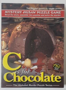 C is for Chocolate 500 Piece Alphabet Murder Mystery Jigsaw Puzzle by TDC Sealed - Picture 1 of 6