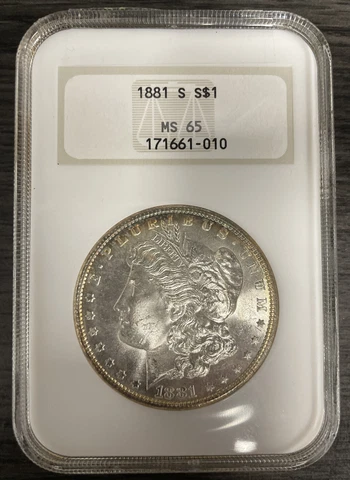 1881 s morgan dollar ms65 Cover