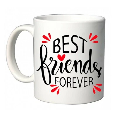 TAZZA AMICIZIA MIGLIOR AMICHE IN CERAMICA BEST FRIEND  REGALO BFF SCRITTA REGALO - Immagine 1 di 4
