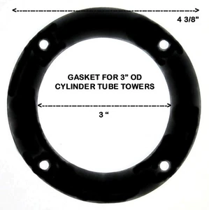 3 " REPLACEMENT TOWER GASKET - DRAFT BEER PARTS KEGERATOR REPAIR PARTS -D16-3 - Picture 1 of 1