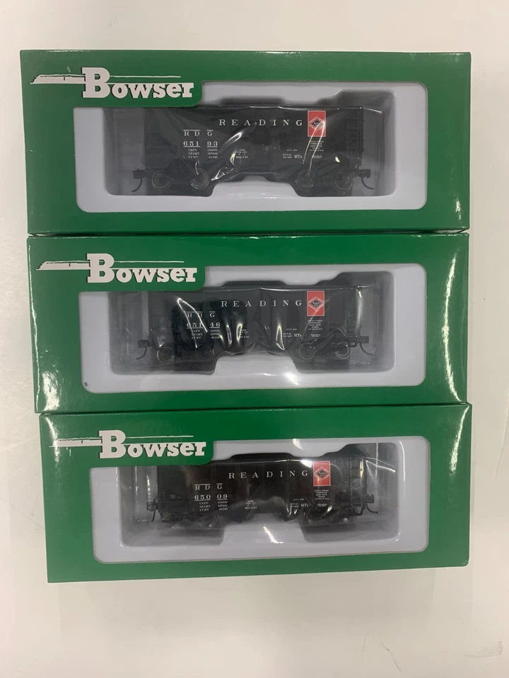 BOWSER HO Scale RTR #43087 55 Ton Fishbelly Reading Anthracite Class #65193