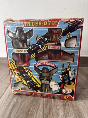 L'invincibile Robot Trider g7 Mini Set 3 Pezzi Ceppi Ratti Vintage Toys  - Immagine 1 di 4