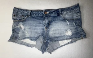 ZCO Jeans Premium Denim Shorts Womens Size 13 Cut Offs Raw Hem - Picture 1 of 9