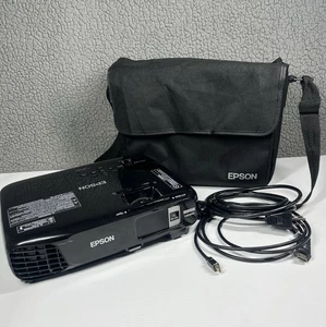 Epson EX7220 H550A WXGA 3LCD Projecteur HDMI Boîtier Câbles d'alimentation USB 72 Lampe Hrs - Photo 1/9