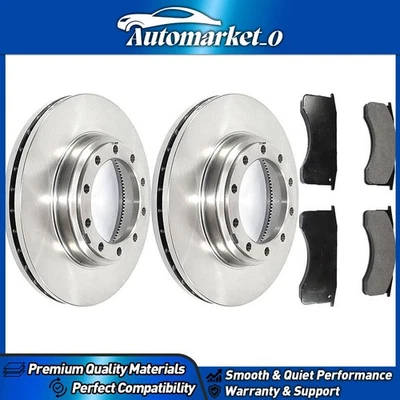 Disc Brake Pad Set Disc Brake Rotor Rear For Chevrolet C5500 Kodiak 2003-2009 - Image 1 of 4