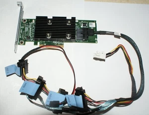 Dell PowerEdge Perc H330 12Gbps PCIe High Profile Raid Controller with cable - Picture 1 of 5