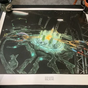 Star Trek The Experience Lithograph By Michael David Ward Several Signatures - Picture 1 of 24