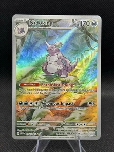 Nidoking 174/165 Ilustración Raro IR 2023 Pokemon TCG “Pokemon 151” - Imagen 1 de 2