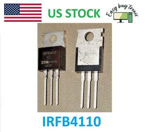 5PCS IRFB4110 IRF4110 Power MOSFET Transistor TO-220 100V 180A IRFP4110PbF - Picture 1 of 2