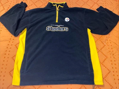 De Colección Pittsburgh Steelers 3XL Hombres NFL Polar Pullover Sudadera 1/4 Cremallera Suéter Foto 1 de 4