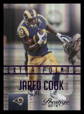 2015 Prestige Extra Points Purple #191 Jared Cook /100 - Image 1 of 2