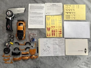 Xmods 2004 Nissan 350z Copper Orange 1:28 w/ Light & Body Kit Extras - Picture 1 of 9