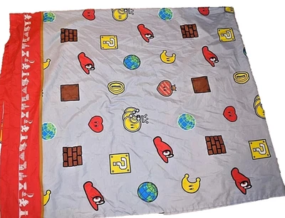 6T !WOW! SUPER MARIO ODYSSEY Full/Double Microfiber Flat Bed Sheet {Fabric} - Image 1 of 2