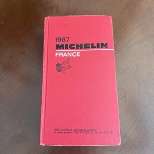 Vintage 1987 Guide du Pneu Michelin Tire Guide to France Tourism Map Services - Picture 1 of 8