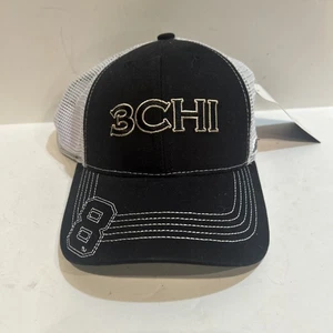 Tyler Reddick #8 2022 3CHI Sponsor schwarz weiß Trucker Mesh verstellbar Mütze - Bild 1 von 7