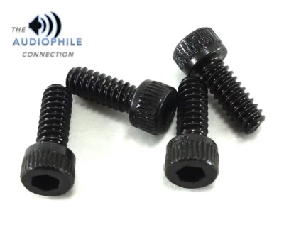 AFTERMARKET ROCKFORD FOSGATE AMPLIFIER BLACK END CAP SCREWS ~ SMALL VERSION
