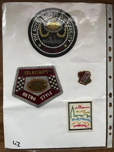 Bestickte Aufnäher Konvolut - unbenutzt New Old Stock, Bügelrücken, Sammlerstück - Bild 1 von 5