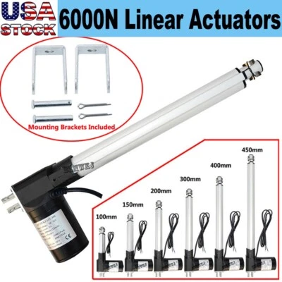 Линейный привод 12 В электродвигатель 6000N макс. подъем IP54 водонепроницаемый сверхпрочный CL - Изображение 1 из 4