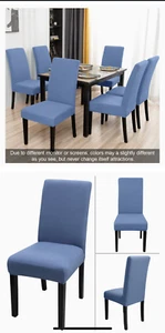 Stretch Dining Chair Covers Elastic Seat Slipcover Home Universal Slip Protector - Picture 1 of 3