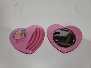 Vintage BARBIE 1995 FLOMO Comb Mirror Set Toys Lots of 2 NEW Pink Made in Taiwan - Picture 1 of 3