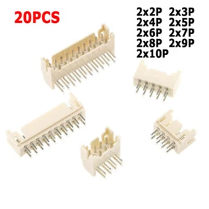 2.0mm PHD2.0 Double Row Straight/Right Angle Pin Socket 2P-10P Housing Connector - Picture 1 of 25