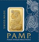 Gold And Platinum Pamp Suisse (1) Gram Each.