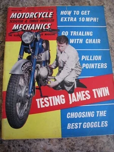 MOTORCYCLE MECHANICS MAGAZINE MAR 1963 TRIALING WITH A CHAIR PILLION POINTERS JA - Picture 1 of 3