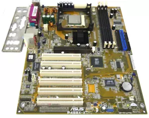 Asus P4S8X-X con escudo de E/S e Intel CELERON 2,4 GHz SL6W4 - Socket 478 - Imagen 1 de 3