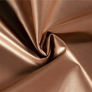 Material de tela de respaldo suave de cuero sintético - ORO ROSA - Imagen 1 de 2