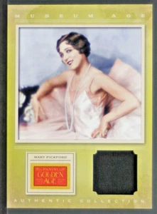 2012 Panini Golden Age Mary Pickford No. 15 Authentic Worn Clothing NSC97 - Picture 1 of 2
