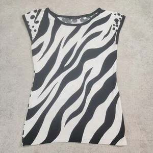 Miley Cyrus Cheetah/ Zebra Tank Top Small - Picture 1 of 11