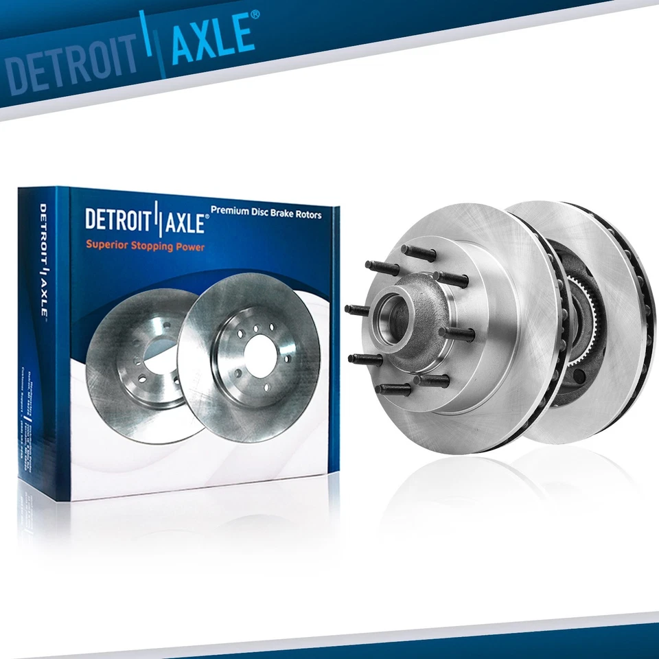 Rotores de freno de disco delanteros tracción trasera para Ford F-250 F-350 Super Duty 1999 2000 2001 2002 Foto 1 de 4