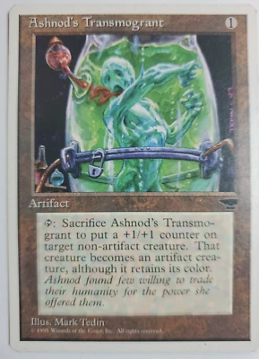 MTG Magic The Gathering Card Ashnod's Transmogrant Artifact Chronicles 1995 - Image 1 of 2