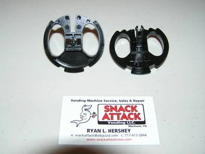 (2) AMS SNACK / COMBO VENDING MACHINE SPIRAL HUB ADAPTORS (Part#20966)