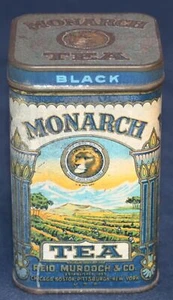 Monarch Black Tea Tin, 4 oz. - Reid Murdoch & Co., Chicago - Picture 1 of 6