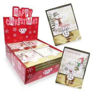 12 Stück traditionelle Acetate C50 offen Schneemann Weihnachten 140 x 140 mm - Bild 1 von 1