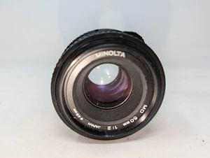 Minolta 50mm F2 MD Standard Camera Lens 49mm - Picture 1 of 5