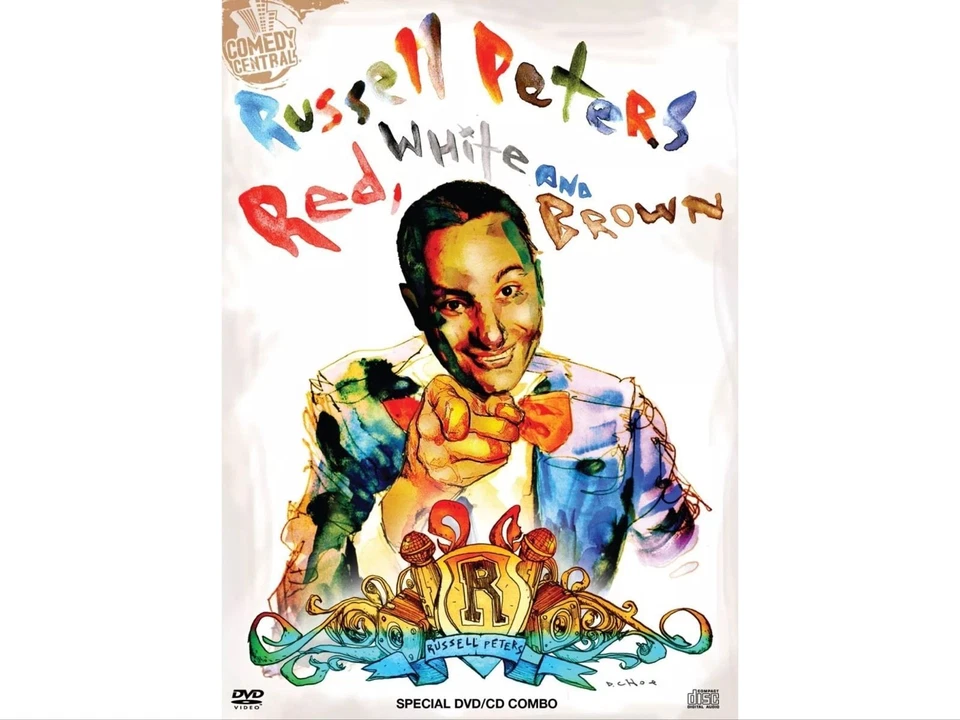RUSSELL PETERS RED WHITE AND BROWN DVD BRAND NEW COMEDY FREE POST! - Image 1 of 1