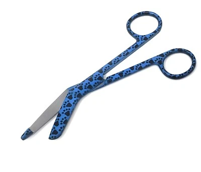 1 Tijeras de Vendaje Lister 5.5" Instrumentos Quirúrgicos Acero Inoxidable Patas Azules Foto 1 de 3