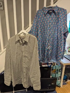 2 Herren Größe 3XLT Langarm Name Marke Shirts - gebraucht - Bild 1 von 7