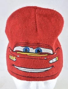 Disney Pixar The World Of Cars Beanie Stocking Cap #95 Lightning McQueen - Picture 1 of 9